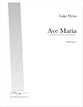 Ave Maria SATB choral sheet music cover